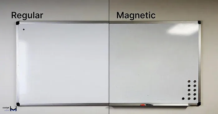 تخته وایت برد مغناطیسی با تخته وایت برد معمولی