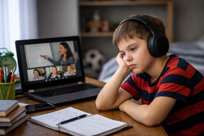 مشکلات تدریس آنلاین برای دانش آموز 