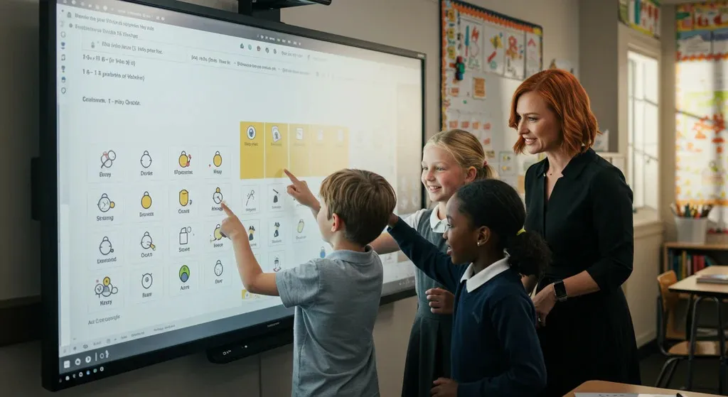 تخته هوشمند در کلاس درس 