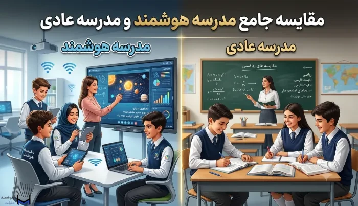 مدارس هوشمند و عادی